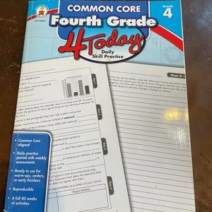 Common Core Fourth Grade - 4 Today Daily Skill Practice Workbook